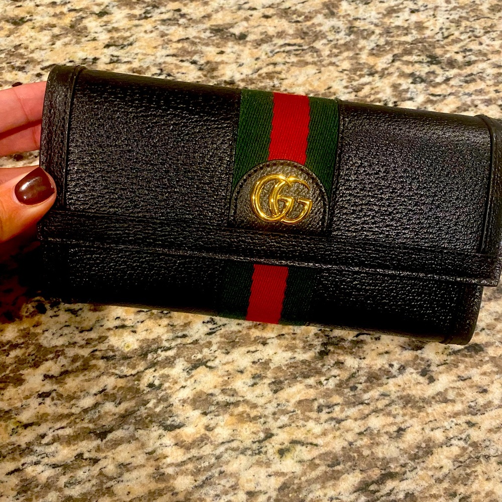 Gucci Ophidia Leather Wallet